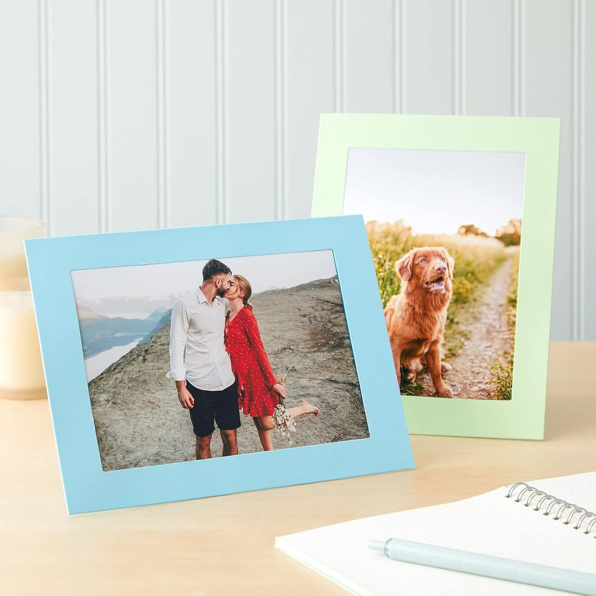 Juvale Picture Frame Craft Kit - 5x7 in, 30-Piece Multi-Color Set - Paper & Cardboard DIY Picture
