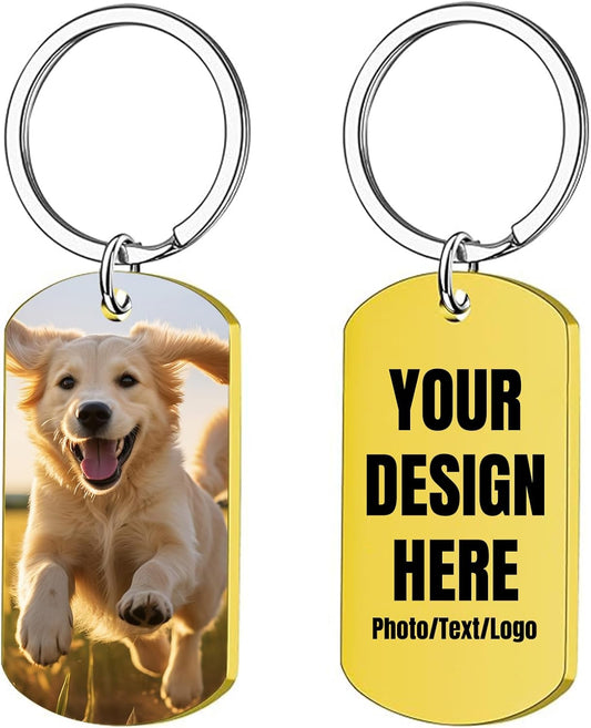 Custom Keychain, Personalized Keychain with Photo, Perfect Creative Gifts Suitable for Friend and