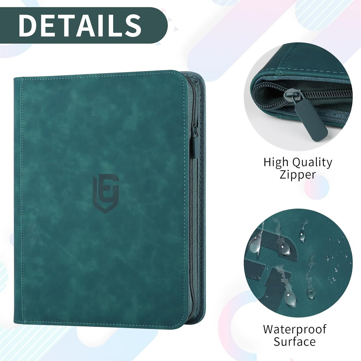 9 Pocket Card Binder,540 Pocket Trading Card Binders,Loading Pocket Collectible Card Album for MTG