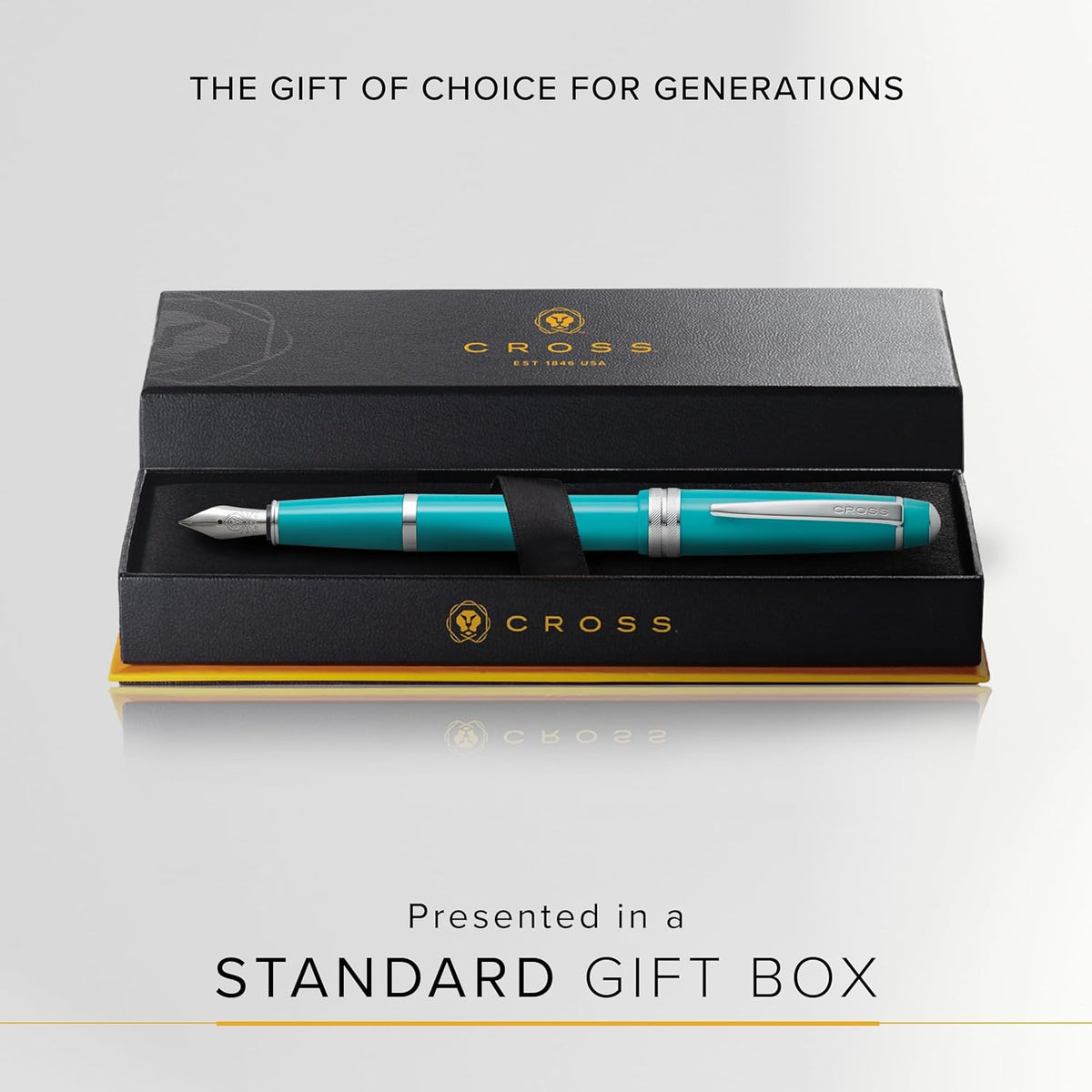 Cross Bailey Light Refillable Fountain Presented in a Everyday Gift Box - Medium Point, Black Ink