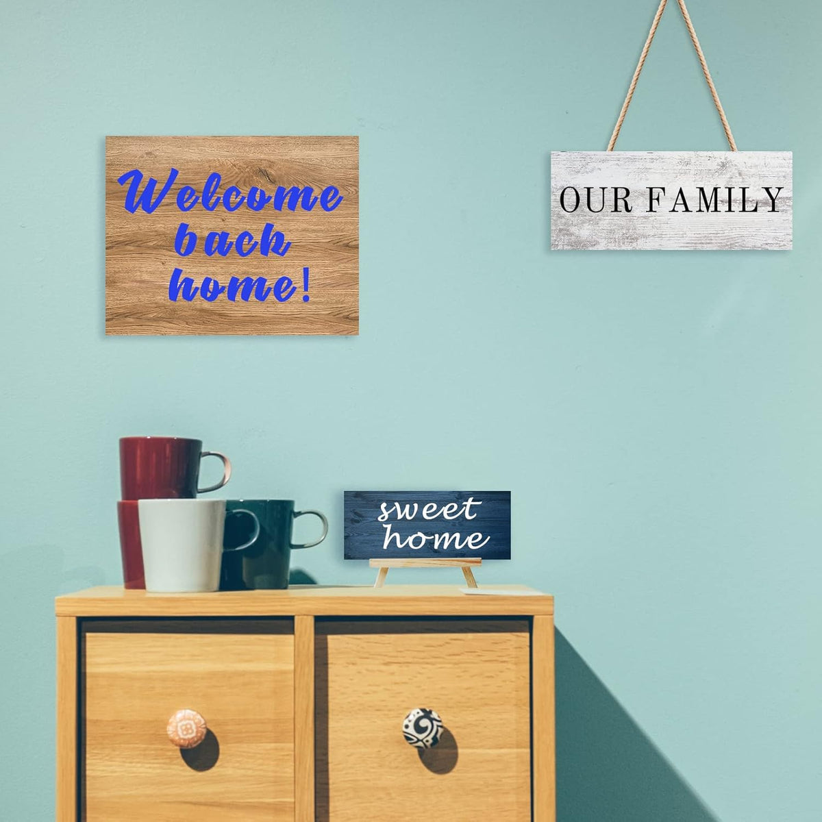 Custom Sign Personalized Wooden Signs for Home Customized Decorative Sign with Text for Wall Doors