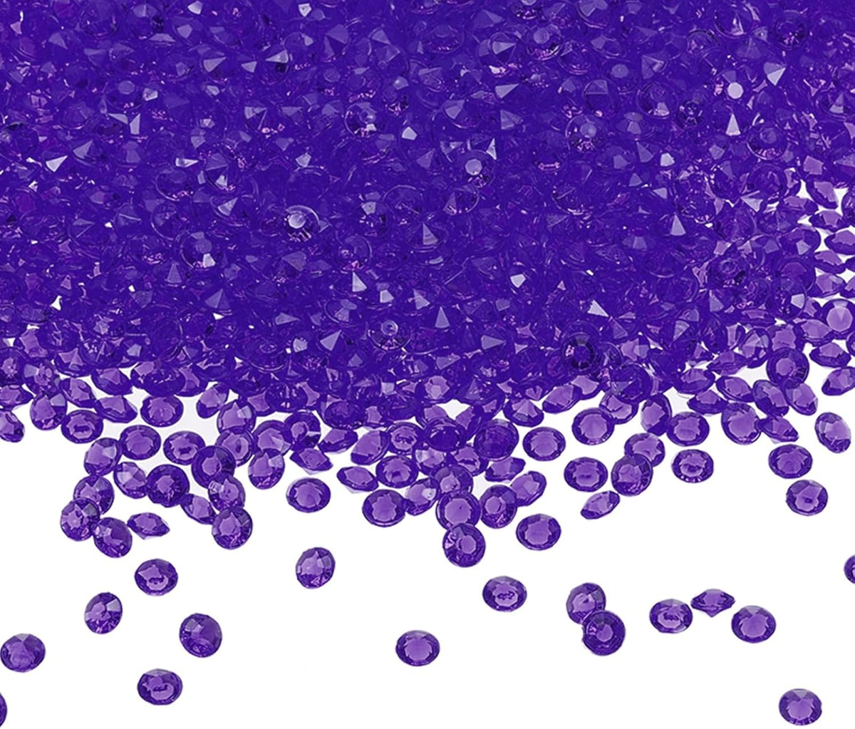 PATIKIL 10000 Pcs Wedding Table Scatter Confetti Crystals 4.5mm Acrylic Diamonds Vase Fillers Gems