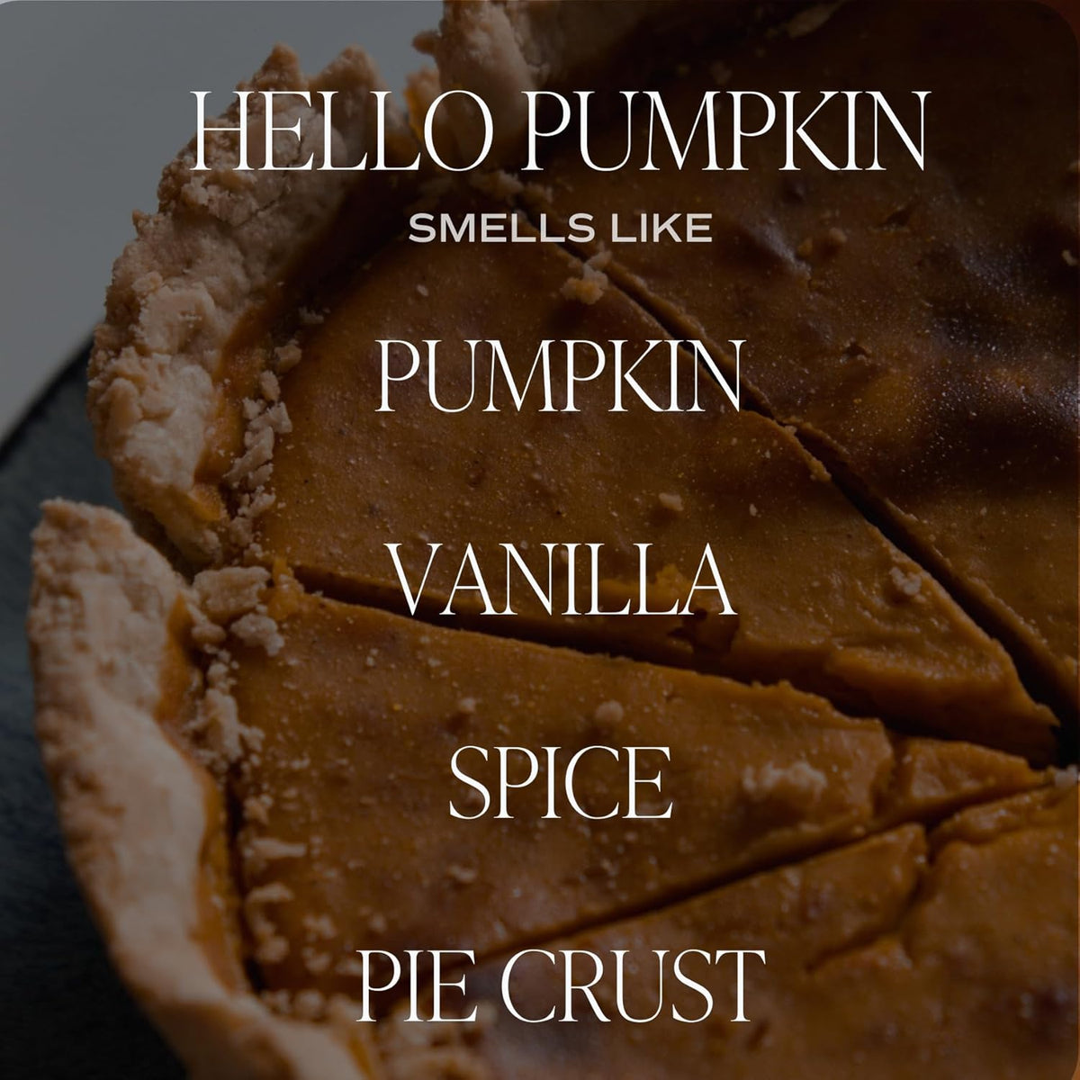 Sweet Water Decor Hello Pumpkin Candle - Fall Soy Candles with Pumpkin, Warm Spices, Vanilla and