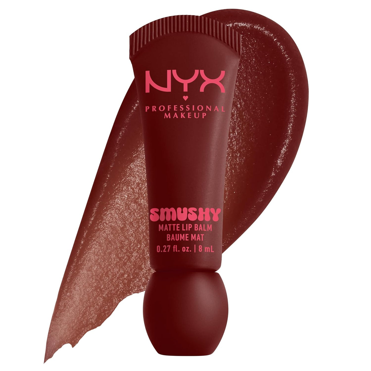 NYX PROFESSIONAL MAKEUP Smushy Matte Lip Balm, Tinted Lip Moisturizer with Soft, Matte Finish