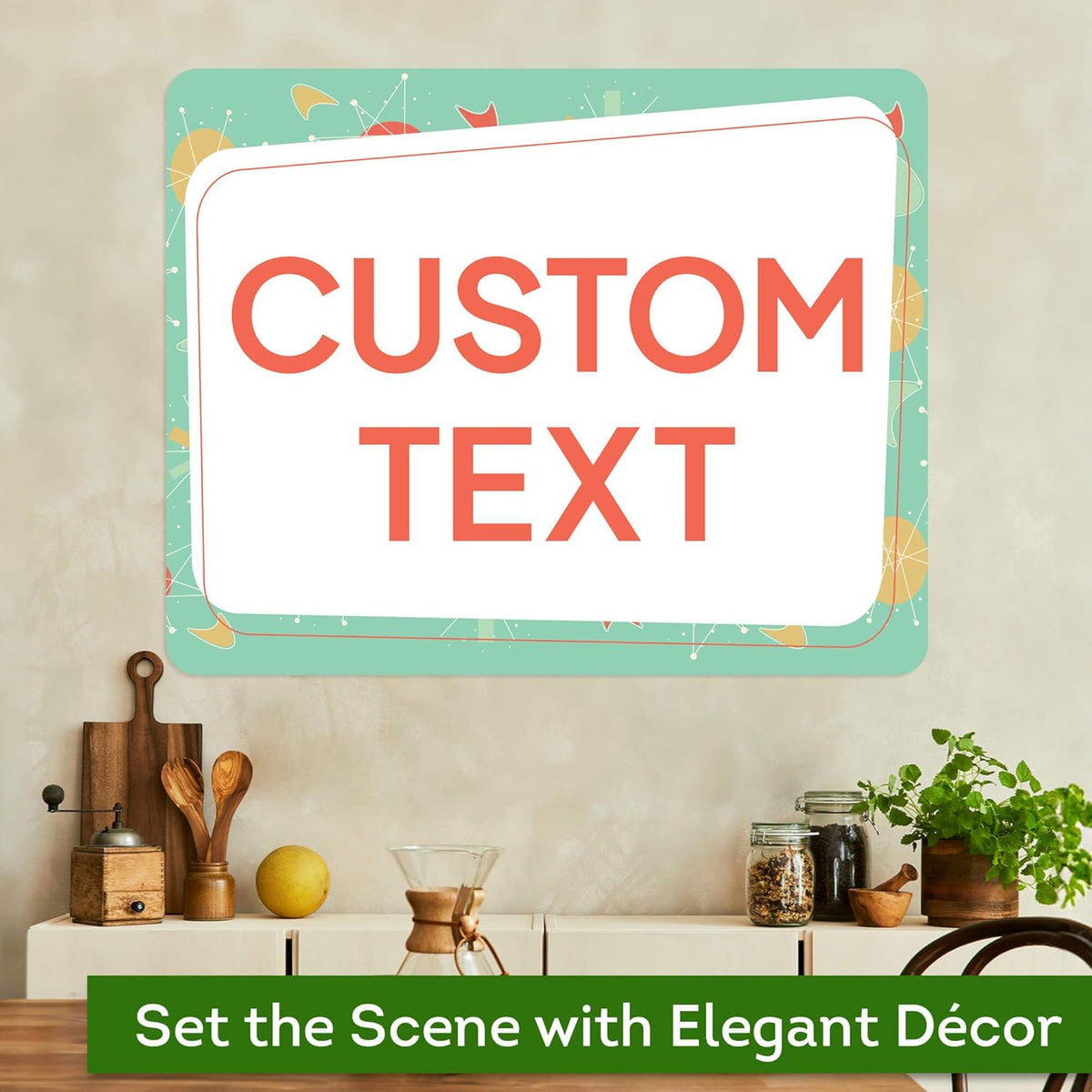 Custom Sign, Custom Street Sign, 11 Font Colors, 13 Font Styles, 4 Hole Options, 22 Sizes, 24x30