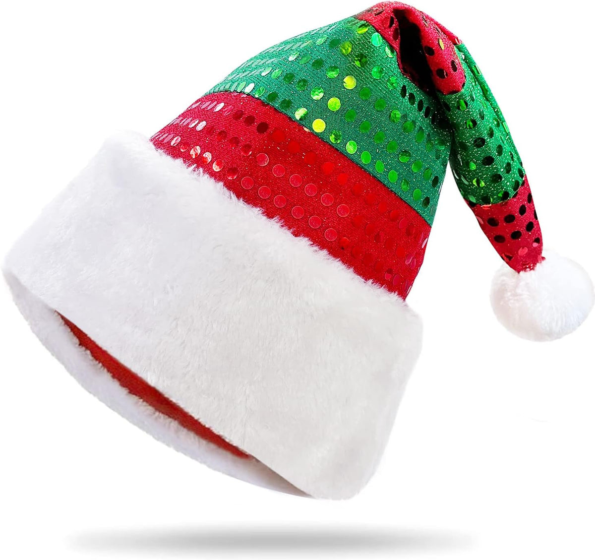 Elf Hat Felt Elf Hat with Jingle Bells Santa Hats Hat Great Holiday Party Costume New Year Gift