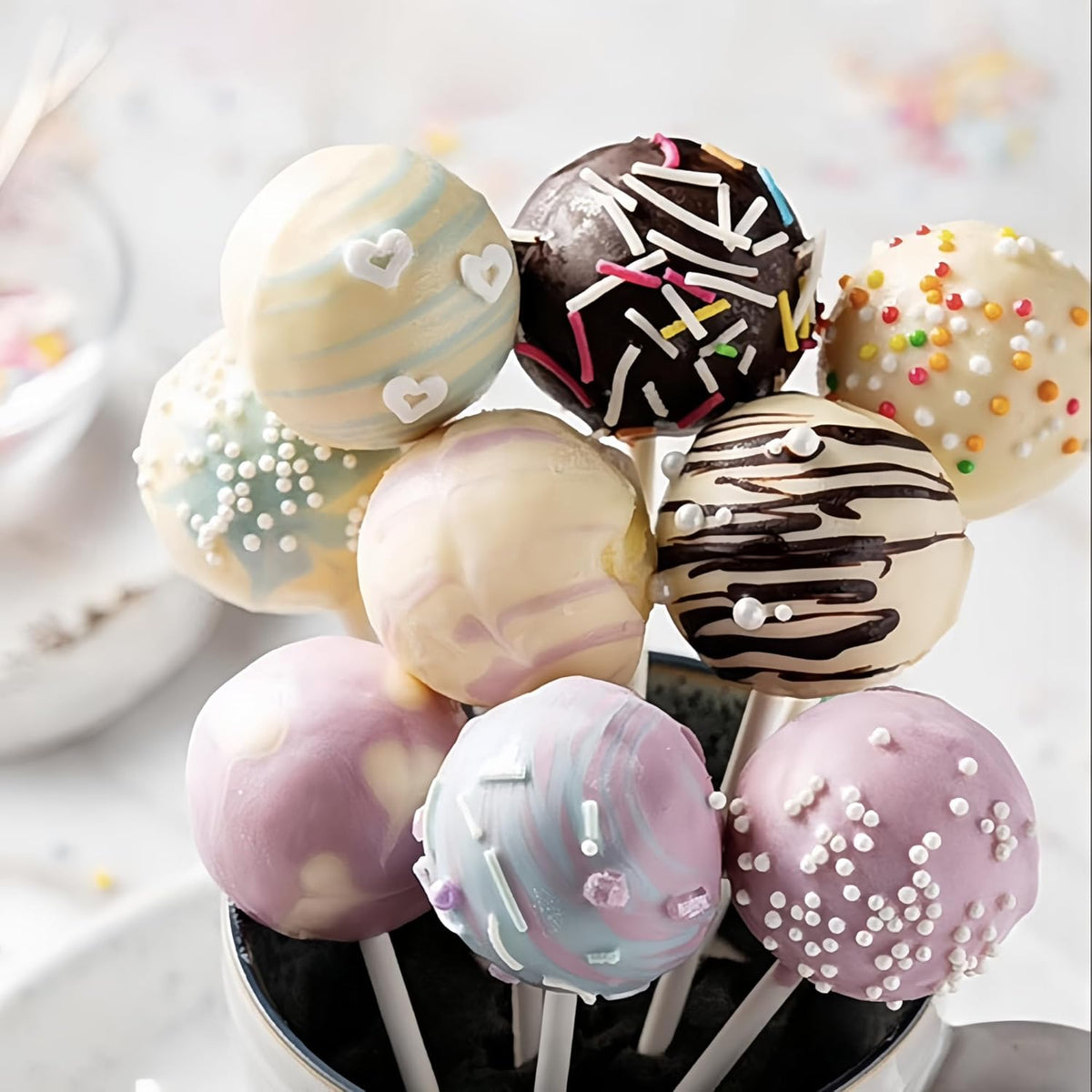 Edible Mixed Color Pearl Sugar Sprinkles Candy 2mm Mini Pearls Cake Decorations Cupcake Toppers