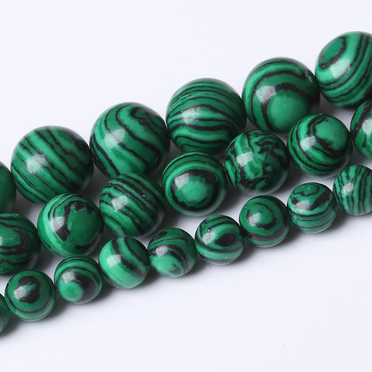 Turquoise Stone Beads Gemstone Round Crystal Energy Jade Beads Stone Beads for Jewelry Making DIY
