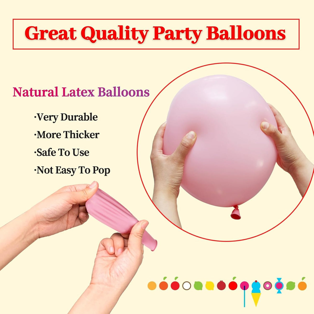 110pcs Light Pink Balloon 12 inch, Light Pink Latex Balloons for Birthday Party Baby Shower