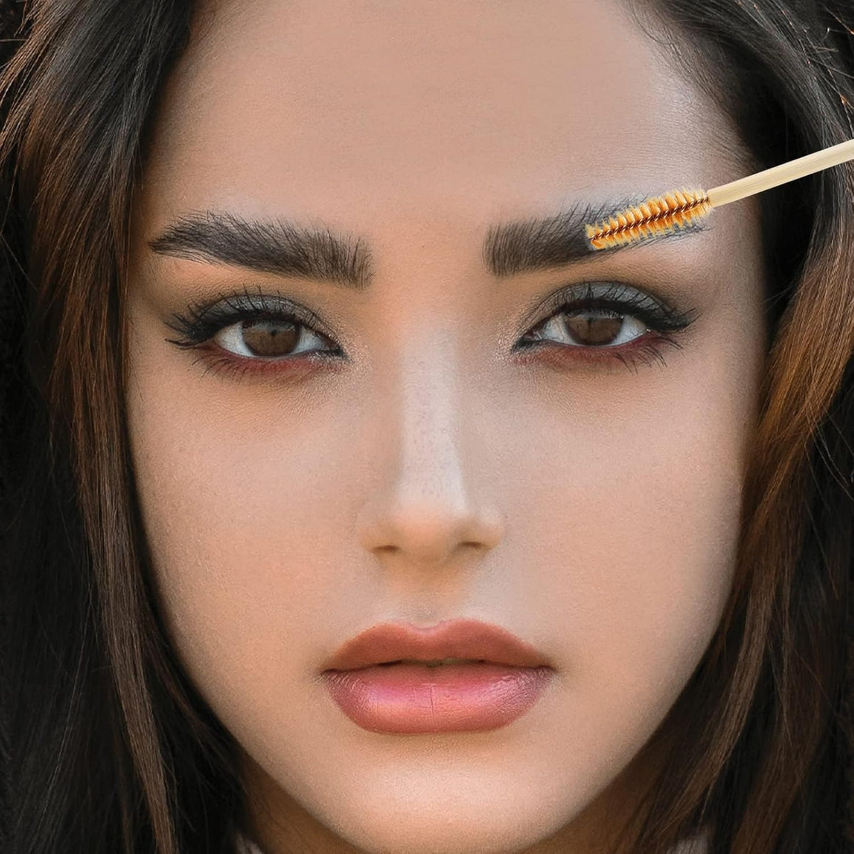 Tbestmax 300 Disposable Mascara Wands Eyelash Brush Spoolies for Eye Lash Extension Eyebrow Bamboo
