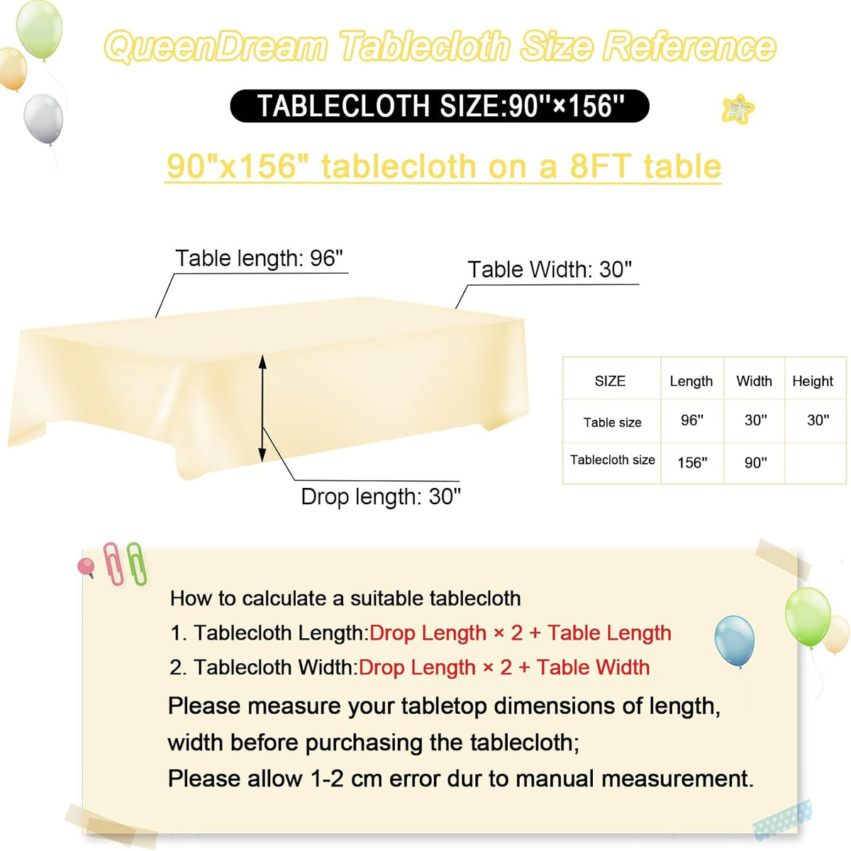 QueenDream Glitter Gold Tablecloth for Parties 90x156 Inch Sequin Fabric Rectangle Table Cloth for