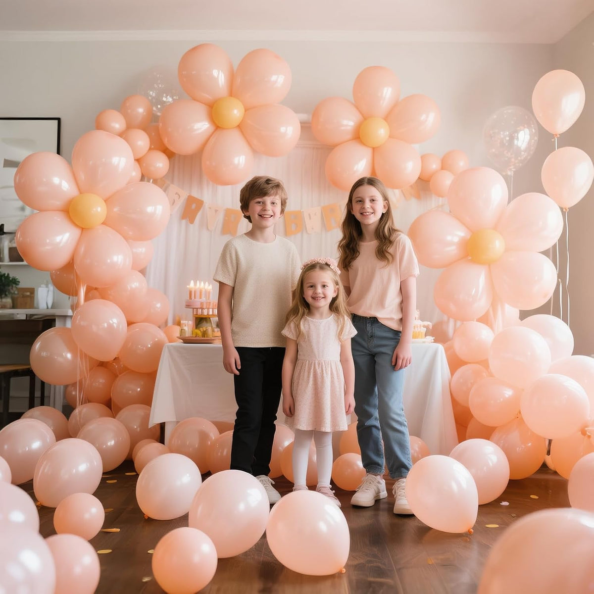 110pcs Pastel Orange Balloon 12 Inch, Pastel Orange Latex Balloons for Birthday Party Baby Shower