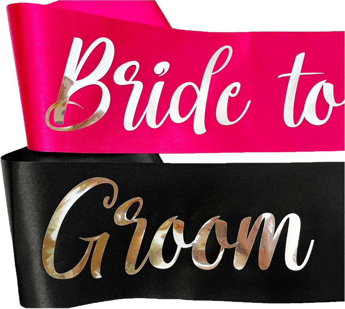 Bride to Be Sash and Groom to Be Sash, Bachelorette Party Supplies Engagement Party Favors, Bridal