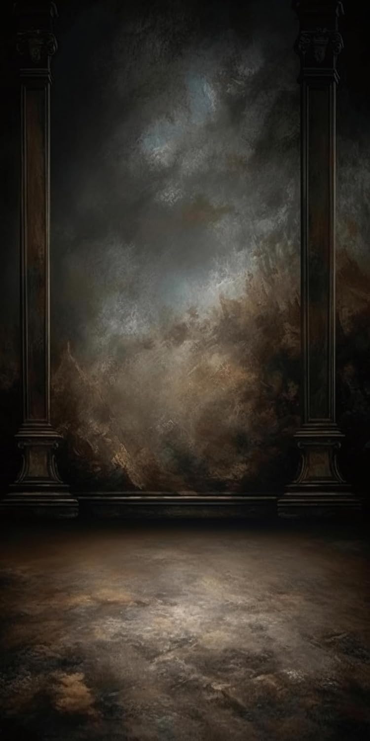 8x16ft Dark Vintage Photography Backdrops Portrait Photo Backdrop Wedding Bridal Show Birthday
