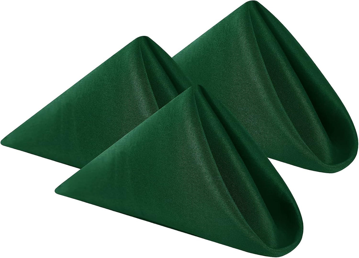 Cloth Napkins 17x17 inch Washable Polyester Dinner Napkins Soft Table Napkins for Wedding Party