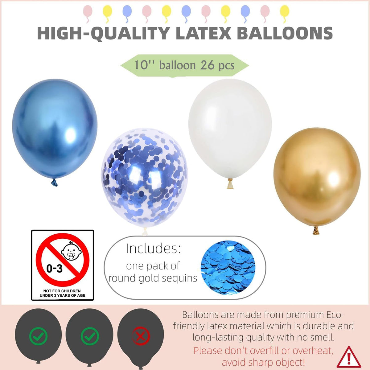 Balloon Column Kit Set of 2 With Balloons Included - Balloon Tower with Stand, Base, and