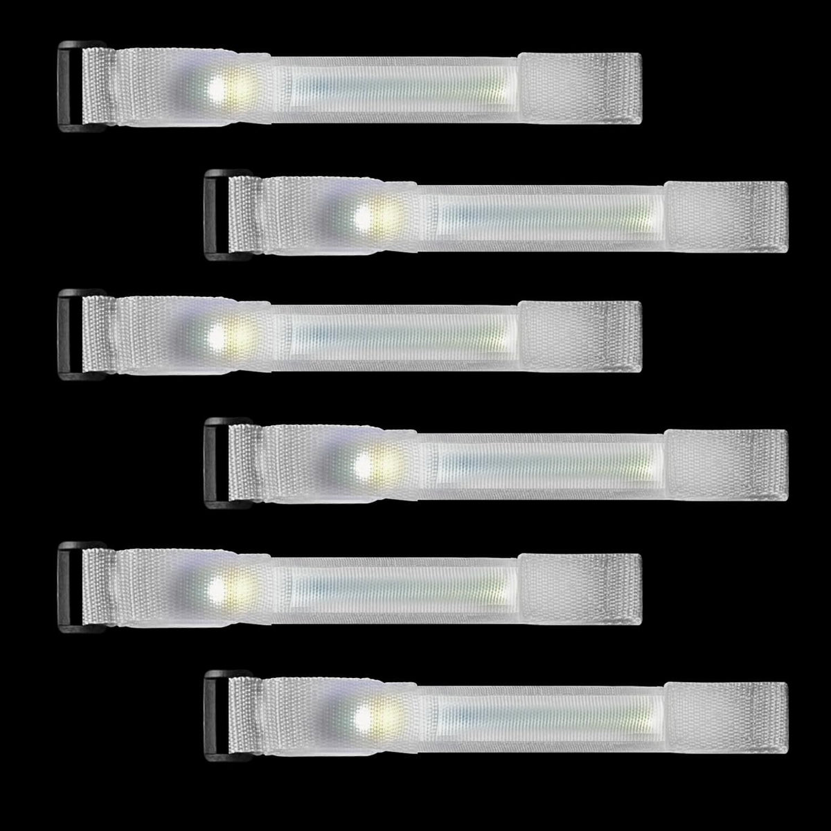 M.best 8pcs LED Light Up Bracelets Glow Flashing Wristbands Glow in The Dark Party Supplies for