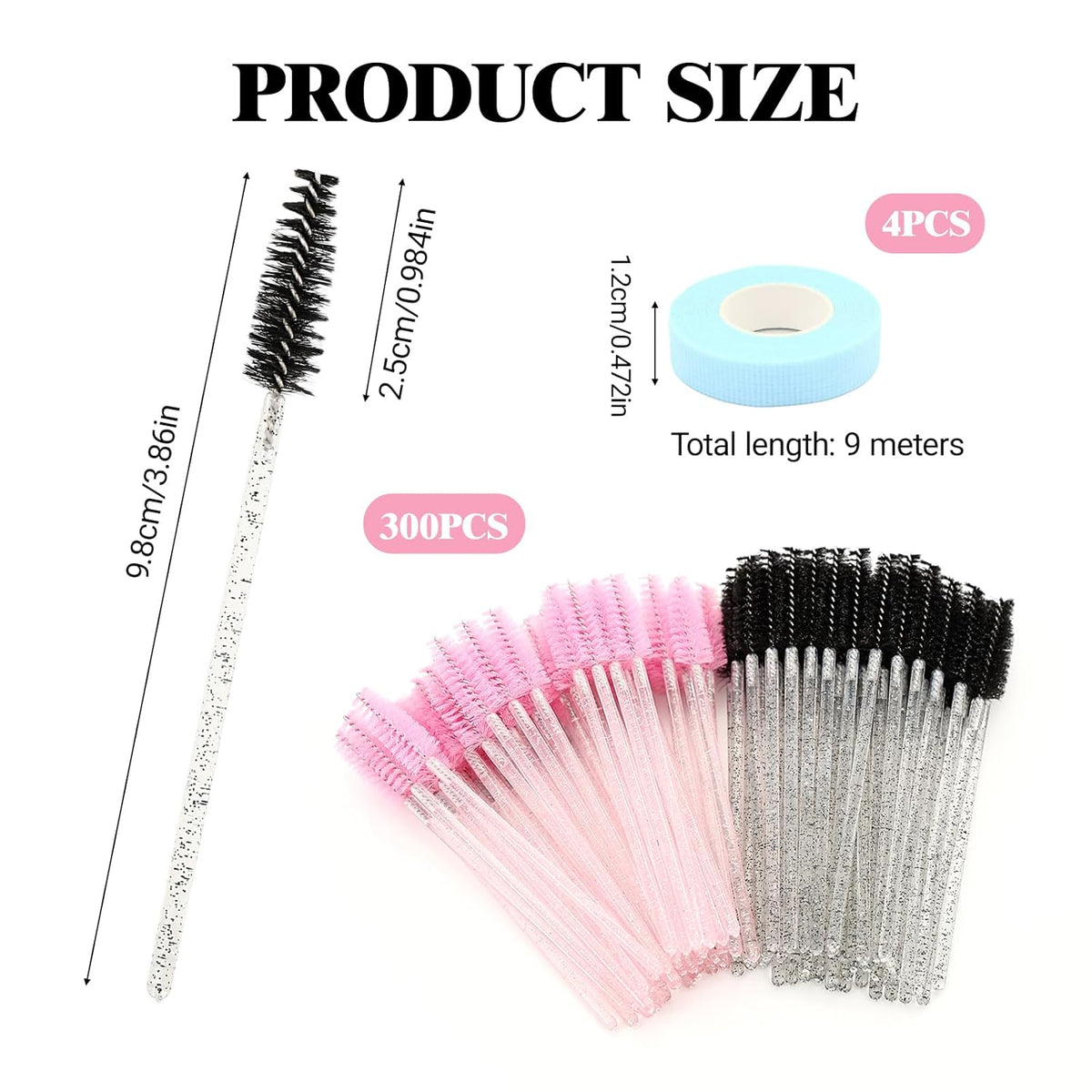 Mascara Wands, Lash Spoolies For Eyelash Extensions, Eyebrows Brush, Disposable Eye Lashes Brushes