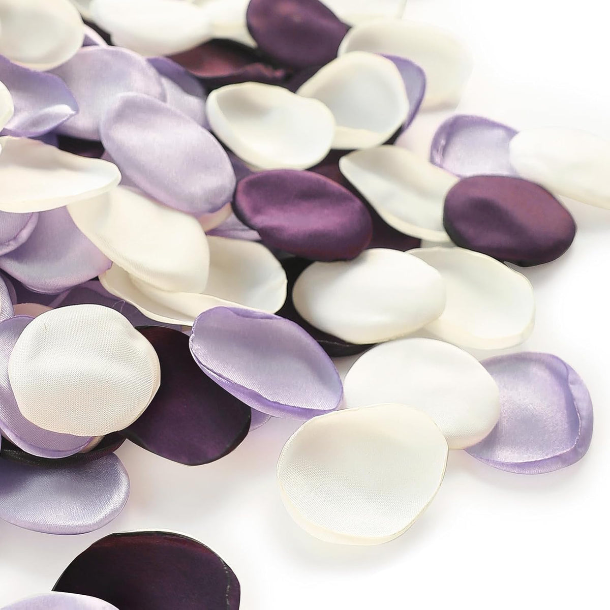 Floroom 300pcs Rose Petals Lilac Plum Faux Silk Flower Petals for Wedding Flower Girl Basket Aisle