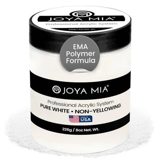 Joya Mia Acrylic Powder for Nails, MMA-Free, Super Adhesion Professional Powder for Flawless &