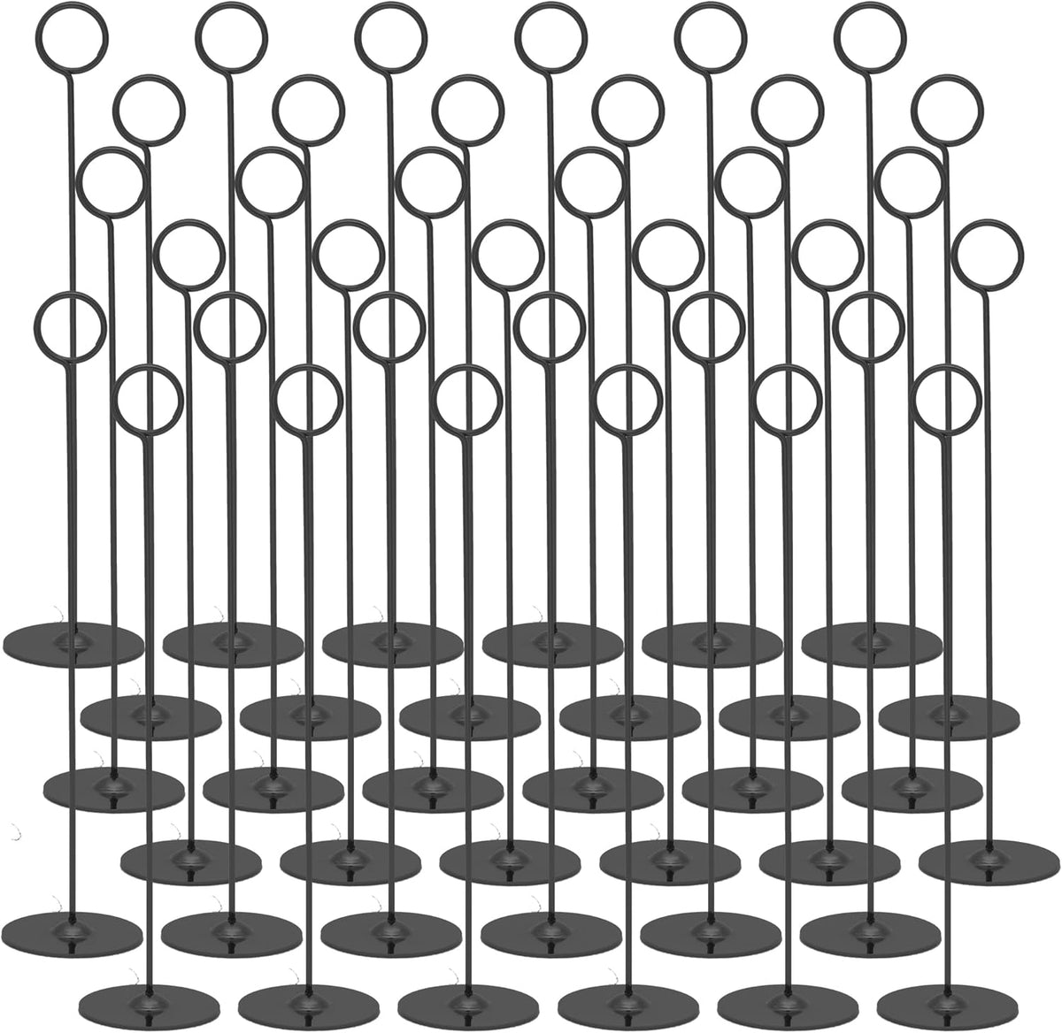 Urban Deco 36PK Table Number Holders Place Card Holders 12 Inch Table Card Holders Steel Card