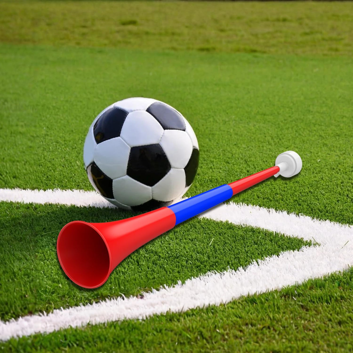 Collapsible Stadium Horn Noise Maker 24 Inch Vuvuzela Plastic Trumpet Horn Blow Horns Noisemakers