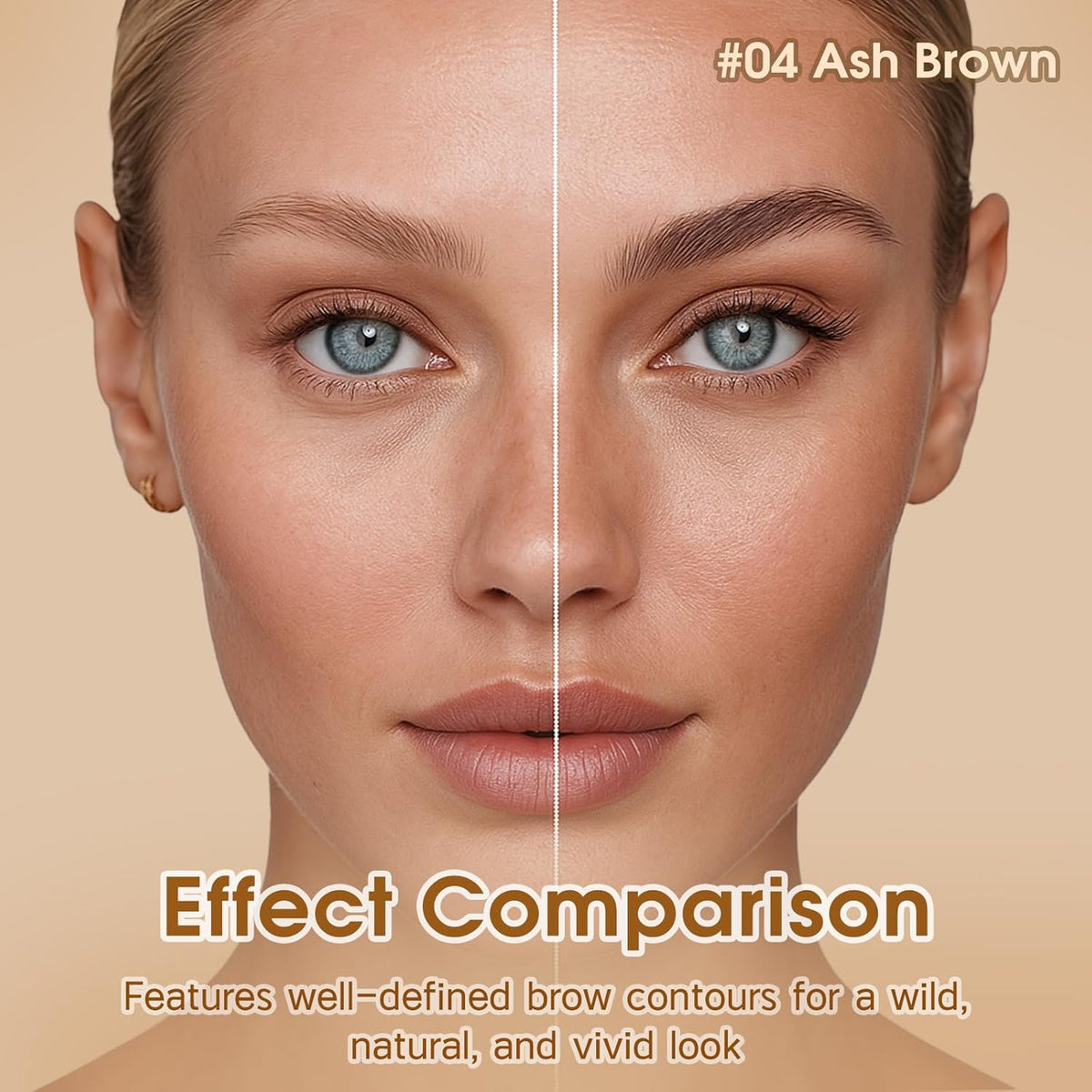 Microblading Brow-Fection Brow Eyebrow Pencil – Angled Brush Tip, Wild Natural Hair-Like Strokes
