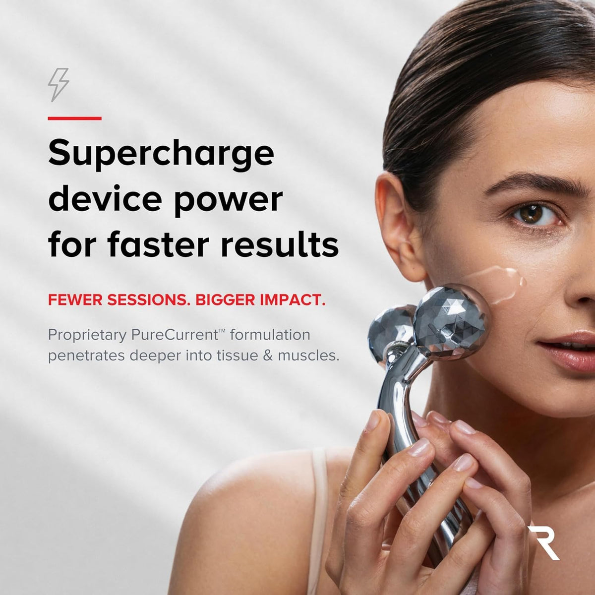 Age-Defying Microcurrent Conductive Gel with Hyaluronic Acid & Niacinamide (Vitamine B3), 8.45 fl
