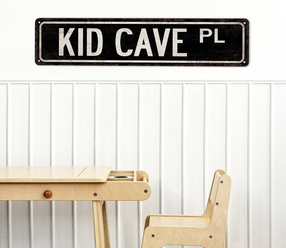 Personalized Street Signs Vintage Looking Street Sign - Made In USA - Rustic Signs For Bedroom