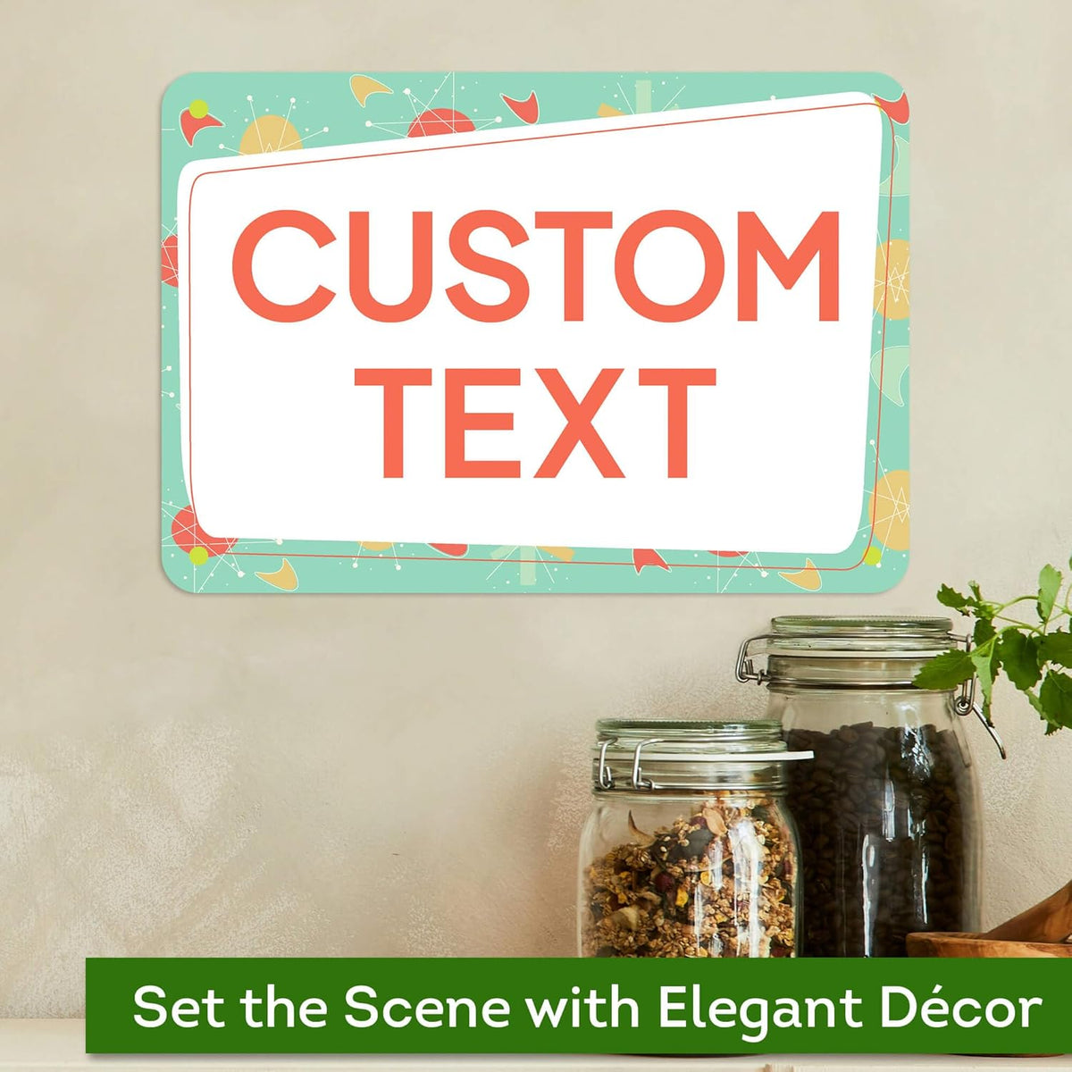 Custom Sign, Custom Street Sign, 11 Font Colors, 13 Font Styles, 4 Hole Options, 22 Sizes, 7x10