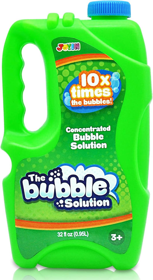 JOYIN 32 oz Concentrated Bubble Solution (Green) for Kids, Boys and Girls Summer Game, Party