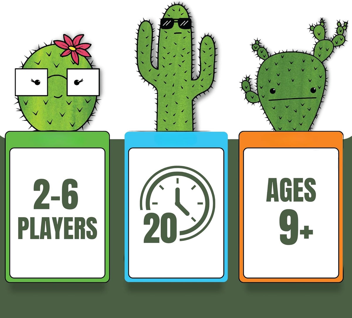 What's The Point? The Cactus Card Game - A Fun and Strategic Game for Families, Perfect for Family