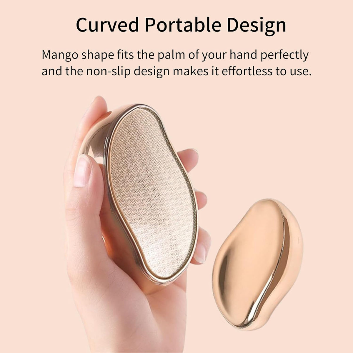Nano Glass Foot File, Pedicure Tool and exfoliator, Glass Surface, Comfortable Hand and Foot