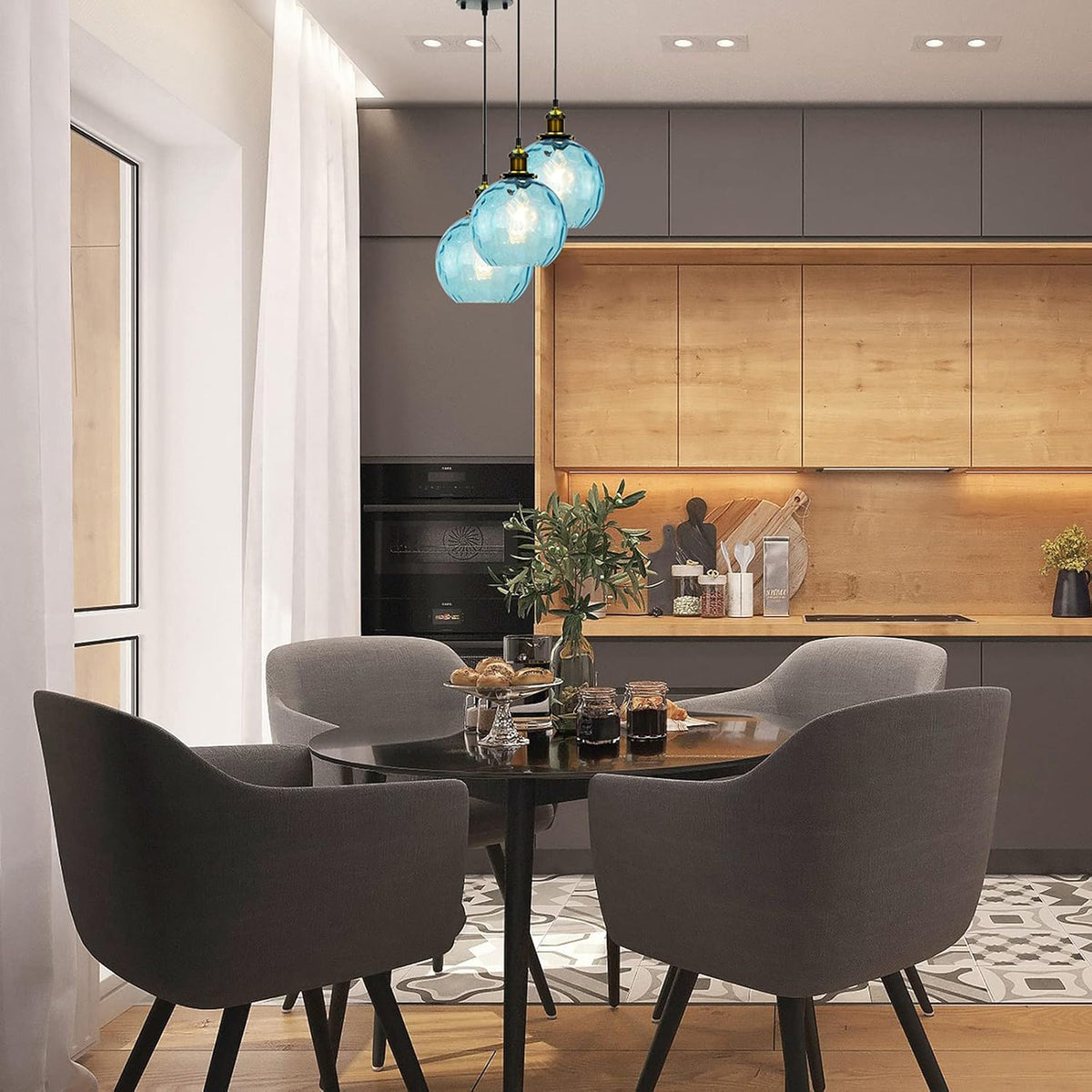Pendant Light Shade Industrial Hanging Lights Fixtures Ceiling Outdoor Pendant Lighting for Kitchen