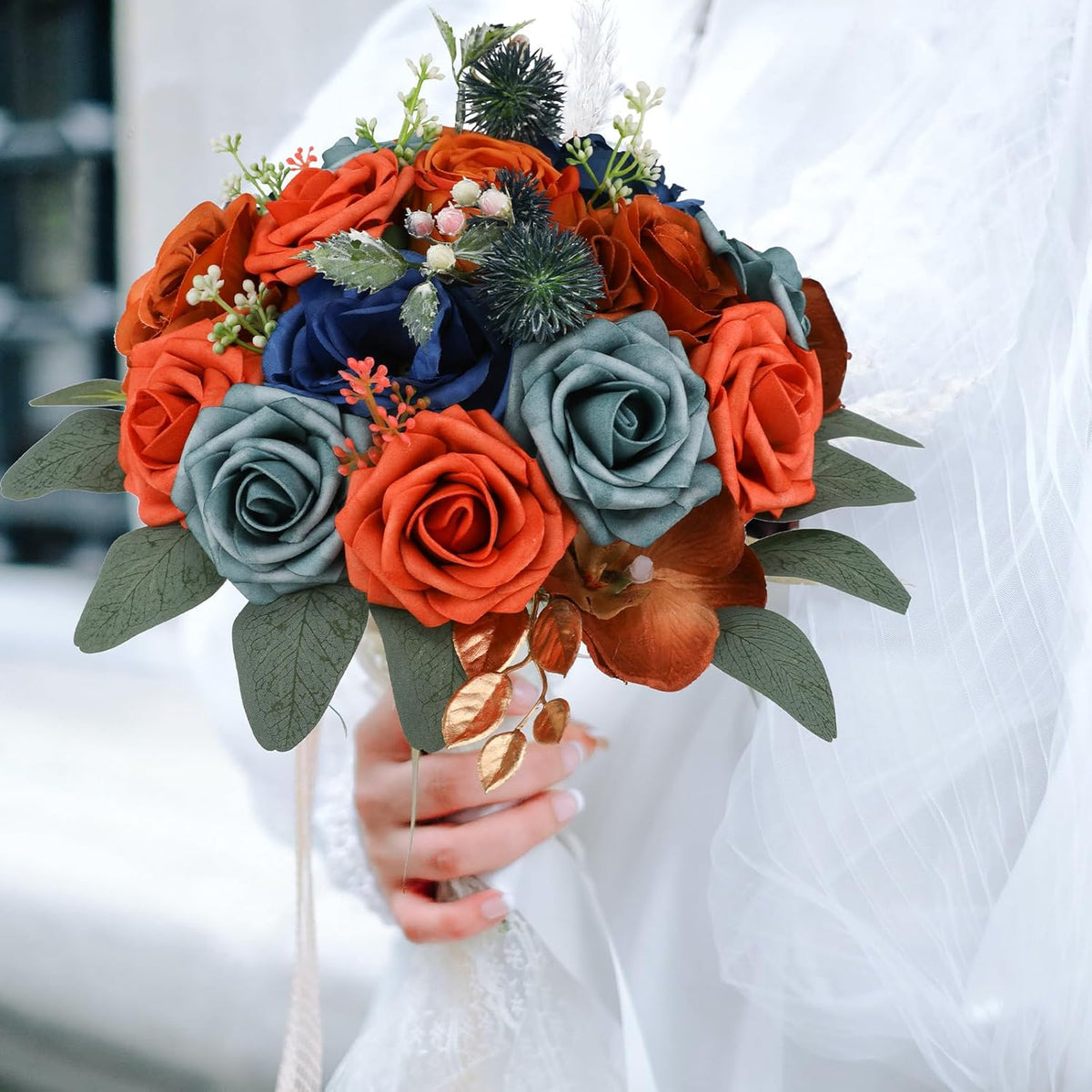 Artificial Flowers Combo for DIY Wedding Bouquets Combo Centerpieces Arrangements Party Bridal Baby