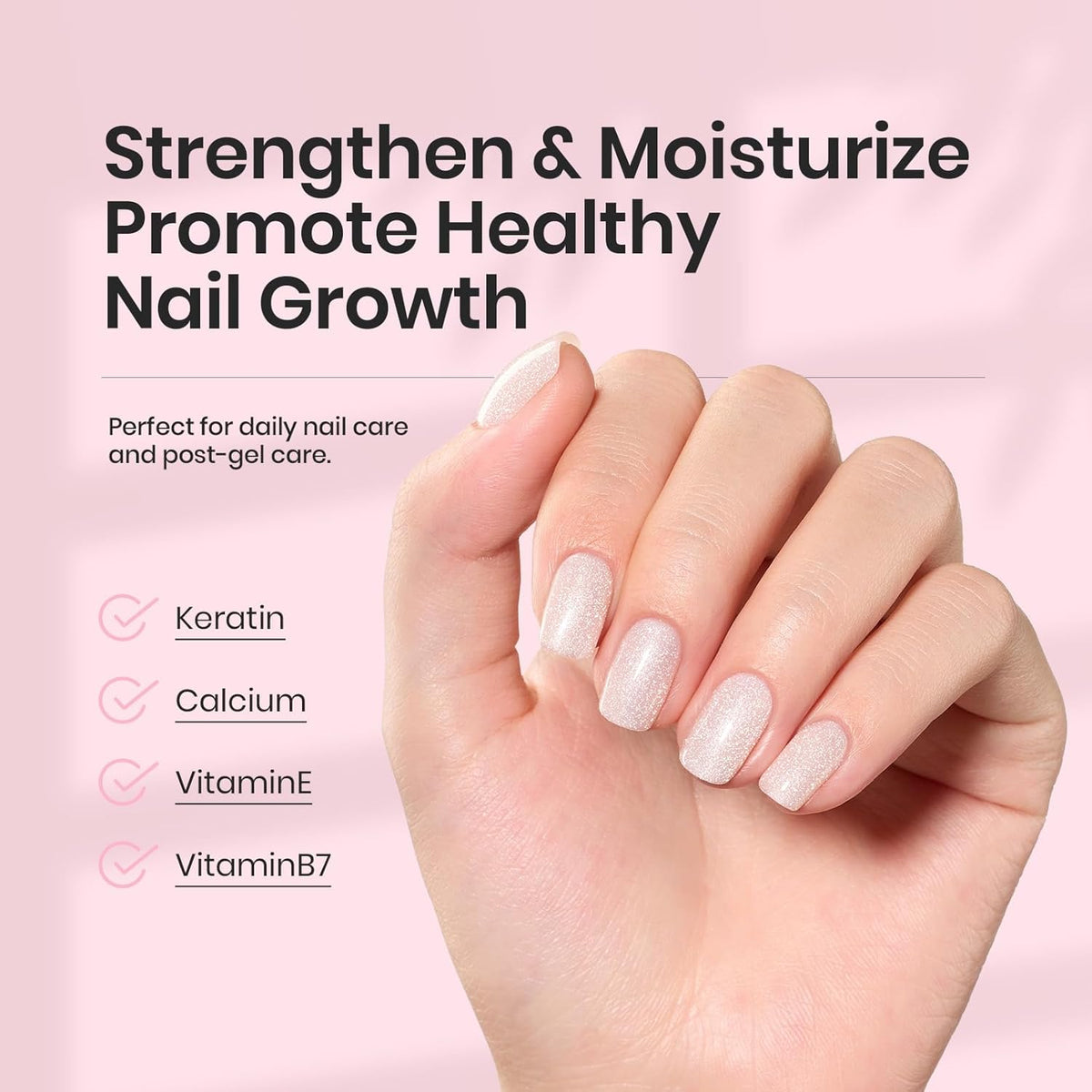 Beetles Base Color Gel Nail Polish Set – 6 Colors Nude Gel Polish, 5 in 1 Builder Rubber Base Coat