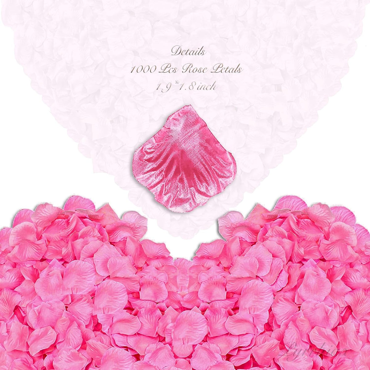 1000Pieces Rose Petals, Artificial Flower Petals Fake Rose Petals for Romantic