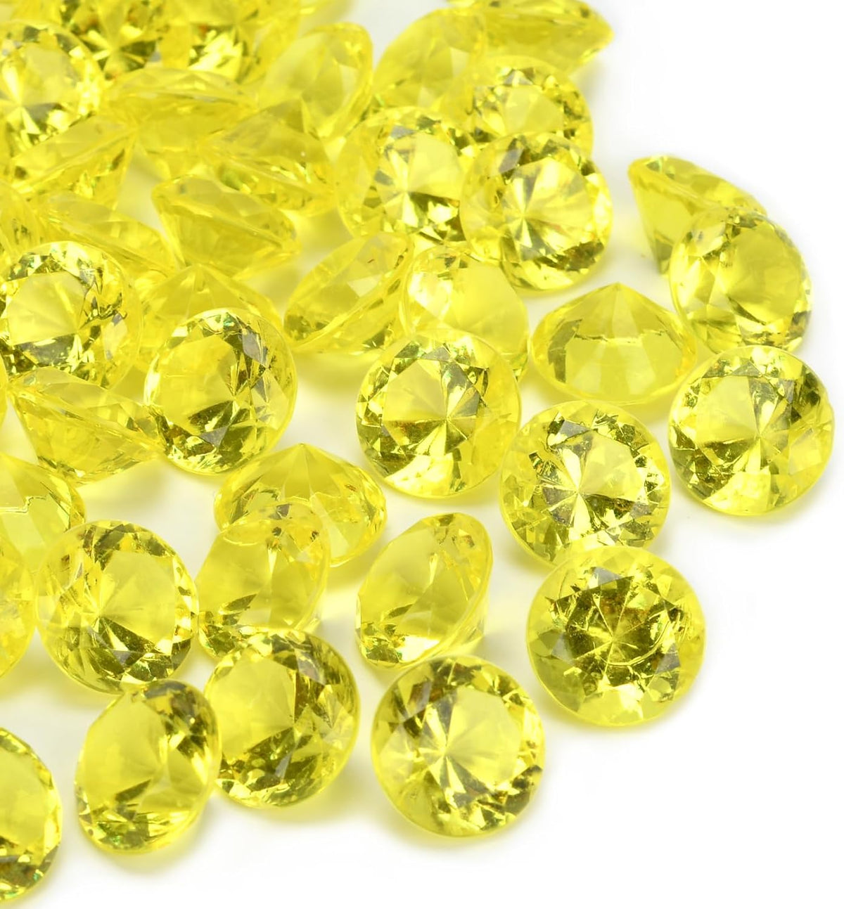 Fake Diamond Christmas Decoration, 280 pcs 20 mm Acrylic Diamond for Table Scatters Vase Fillers