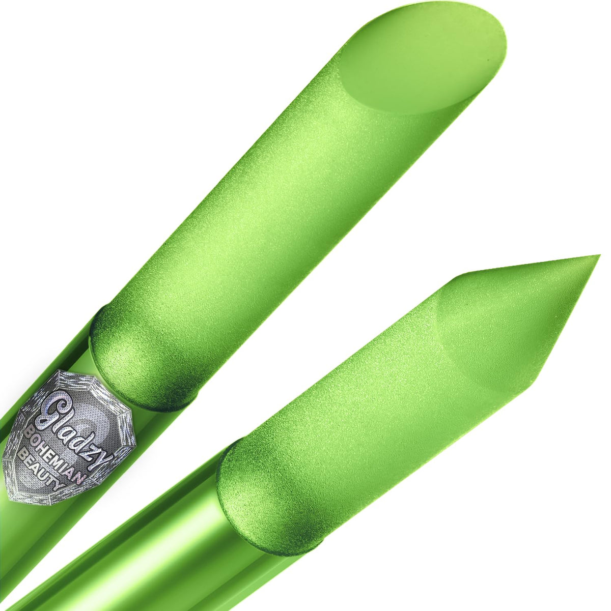 GLADZY Glass Cuticle Pusher - Manicure Cuticle Stick - Crystal Glass Cuticle Remover - Professional