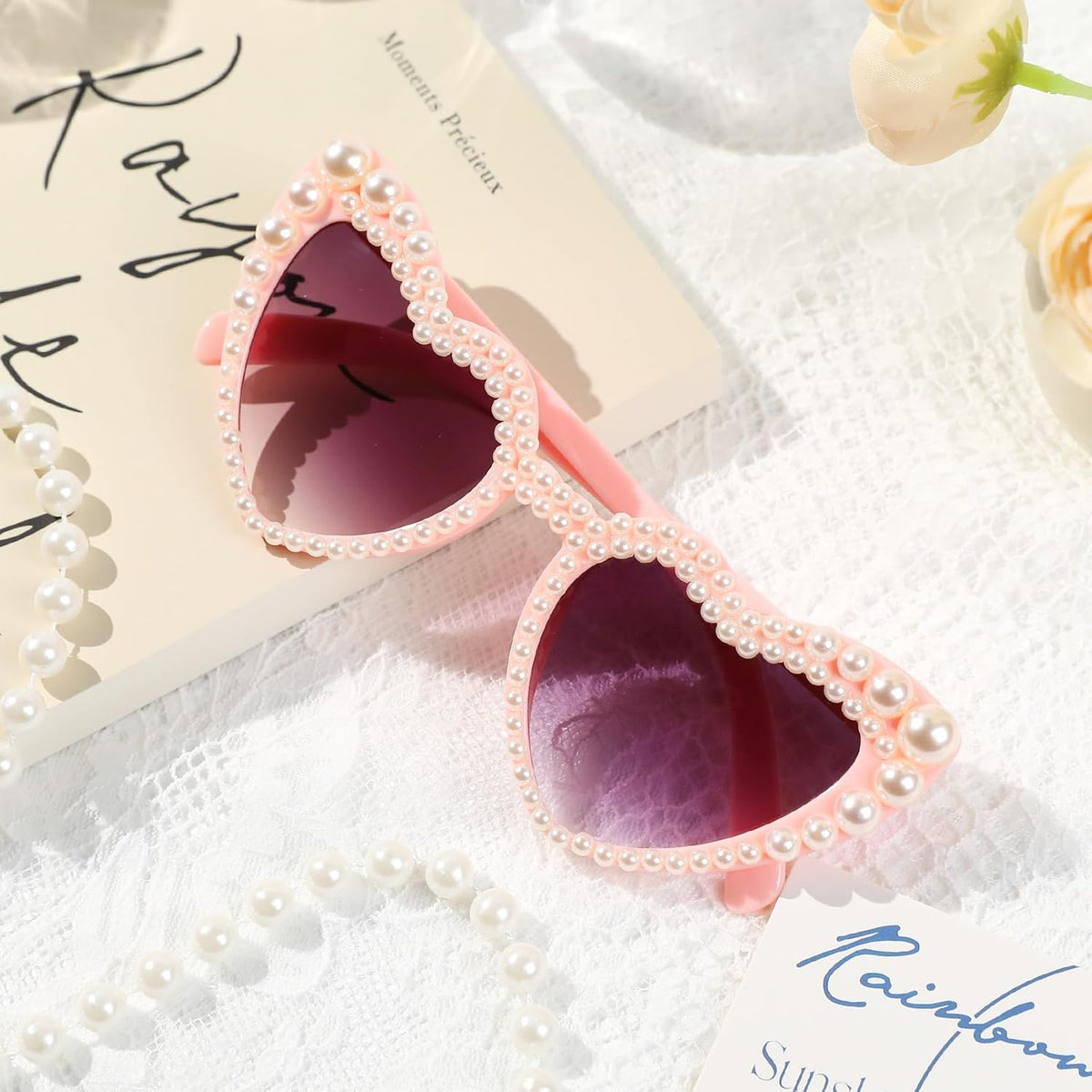 YOGFIT Heart Sunglasses for Women Fashion Classic Love Eye Protection Sunglasses Vintage Cute Heart