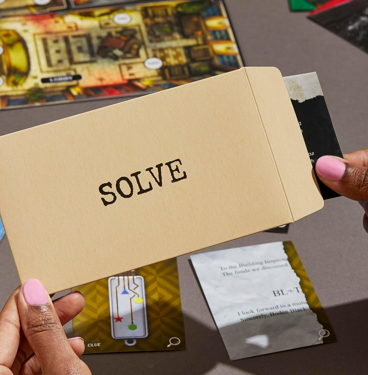 Clue Escape: The Midnight Hotel Board Game, Clue Escape Room Game, 1-Time Solve Mystery Games