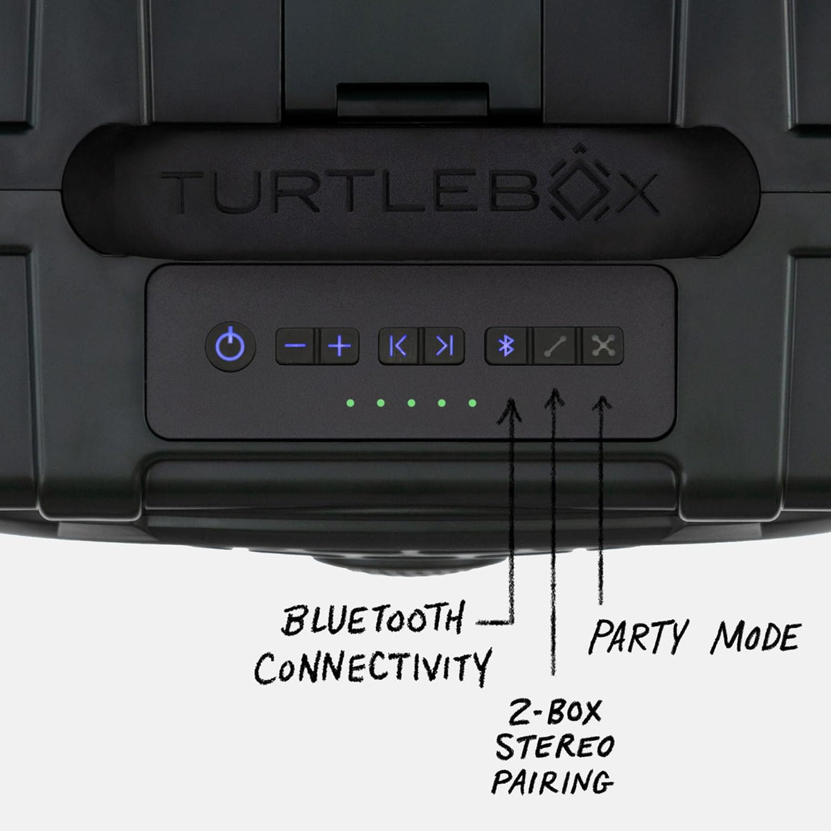 Turtlebox Original Gen 3: Portable Outdoor Bluetooth Speaker – Ultra-Loud (120dB), Waterproof