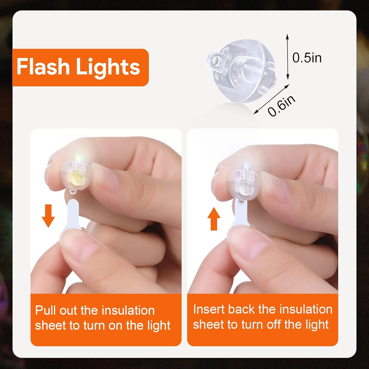 100PCs Mini Led Lights, Led Balloons Light up Balloons for Party Decorations Neon Party Lights for
