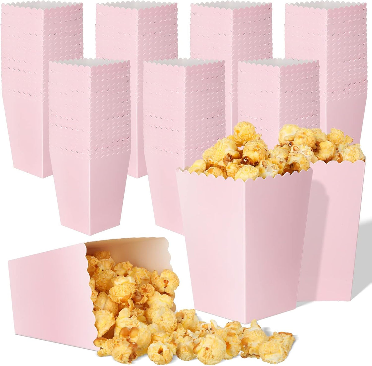 200 Pcs Popcorn Boxes Mini Paper Popcorn Box Cardboard Popcorn Container for Party Disposable Snack