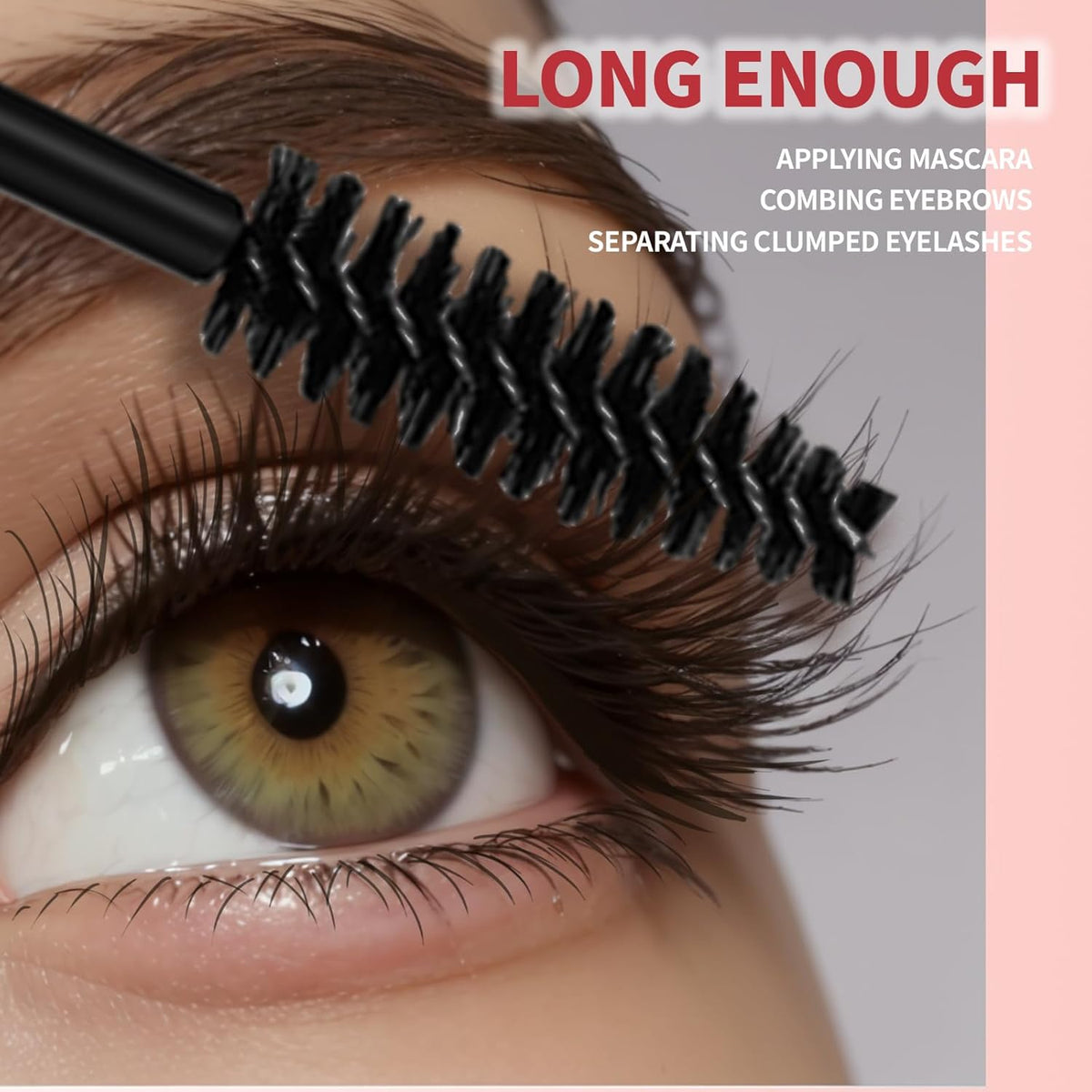 Teenitor Mascara Wands, Disposable Mascara Wand 200pcs, Lip Applicators Disposable Mascara Makeup