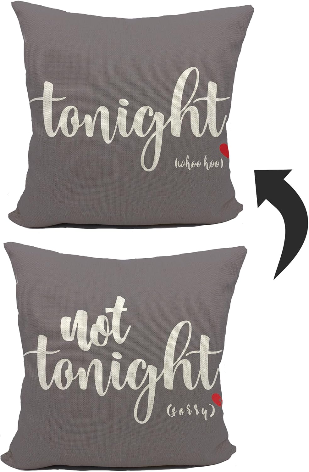 Bridal Shower Reversible Black Soft Pillow Cover, Wedding Anniversary Bridal Shower Gifts, Gift for