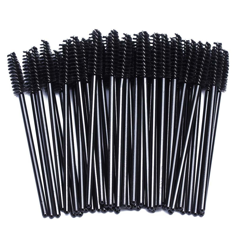 BTYMS 100 Pcs Disposable Eyelash Spoolies Brush Mascara Applicator Lash Wand Lashes Brush Eyebrow