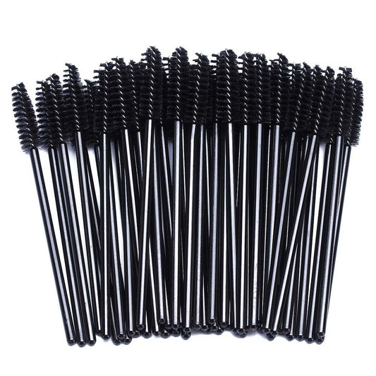 BTYMS 100 Pcs Disposable Eyelash Spoolies Brush Mascara Applicator Lash Wand Lashes Brush Eyebrow