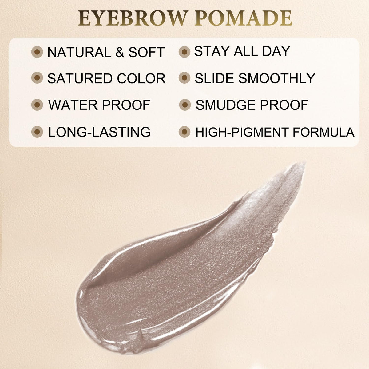 Eyebrow Pencil Makeup Kit, with Waterproof 2-IN-1 Microblading Eyebrow Pen, Eyebrow Pomade