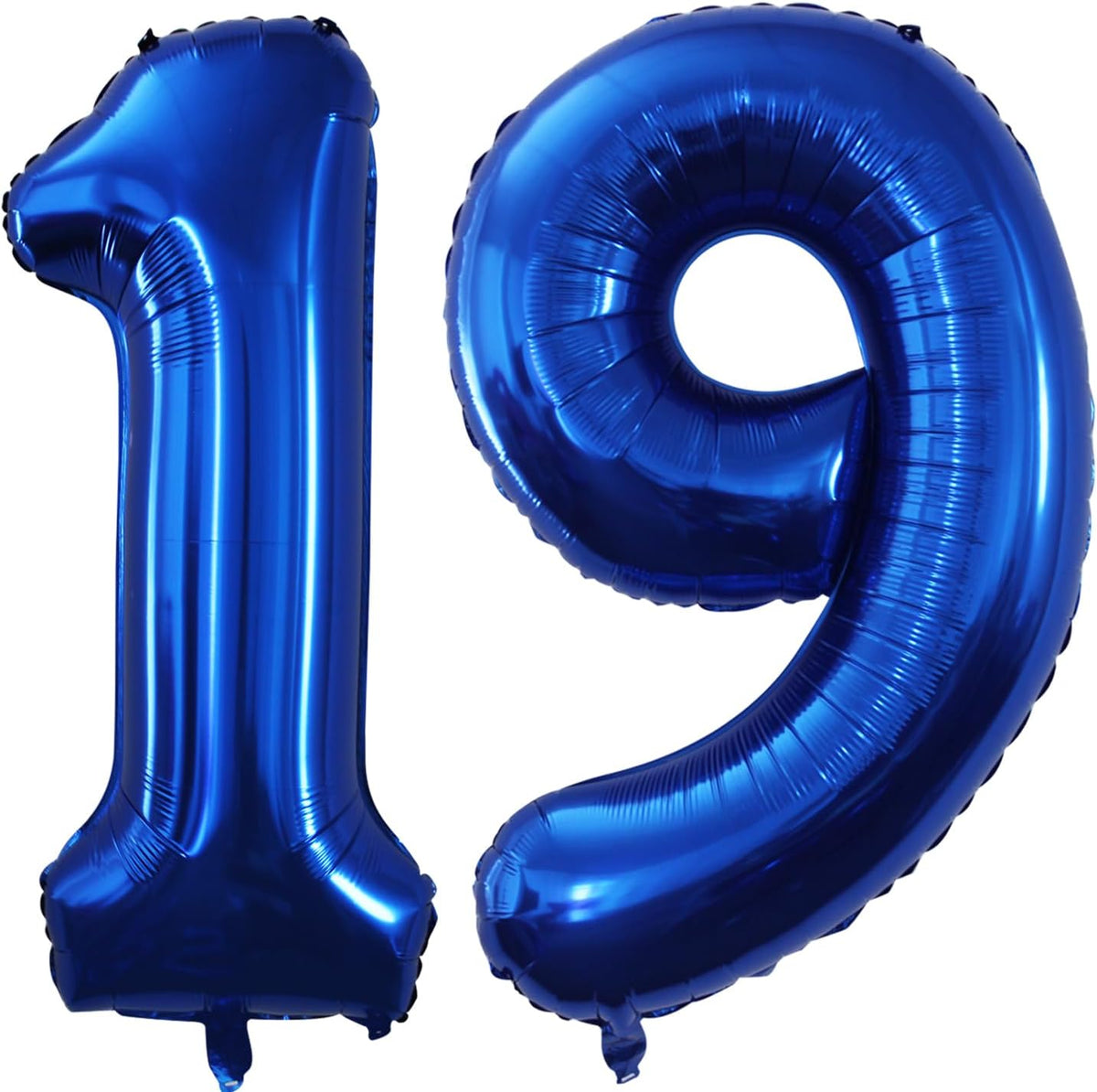 GOER Number 19 Balloons for 19th Birthday Sweet 19 Party Decorations,42 Inch Jumbo Foil Helium 91
